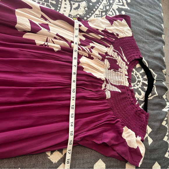 BNWOT Anthropologie off the shoulder maxi dress - Picture 8 of 10